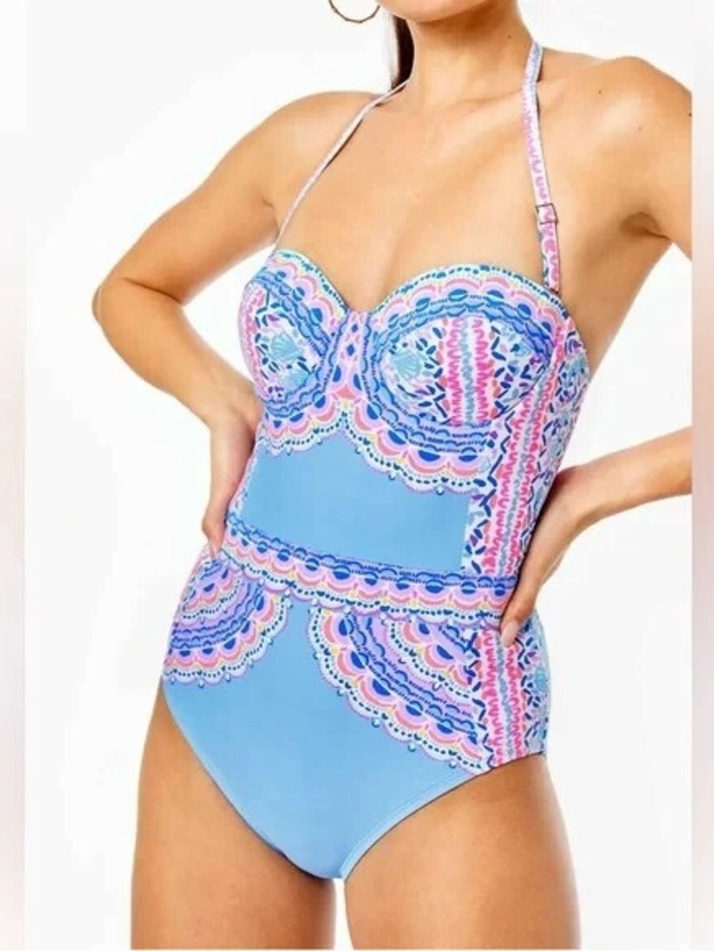 Lilly Pulitzer “Anthea” Swimsuit in Seaside Shindig
